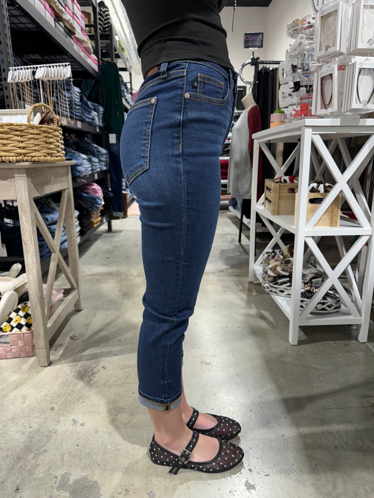 Judy Blue High Waist Capri W/ Single Cuff