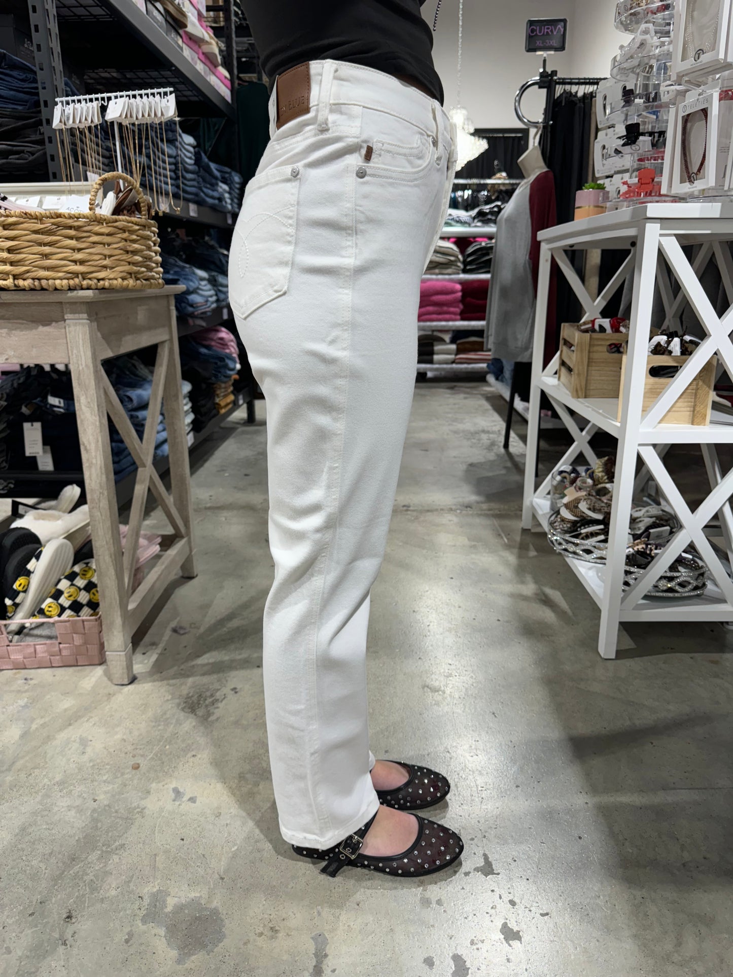 Judy Blue High Waist Tummy Control Ankle Staight