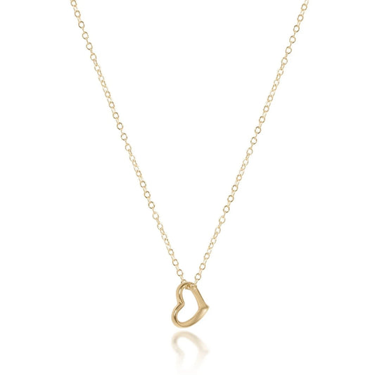 enewton 16" Necklace Gold - Love Small Gold Charm