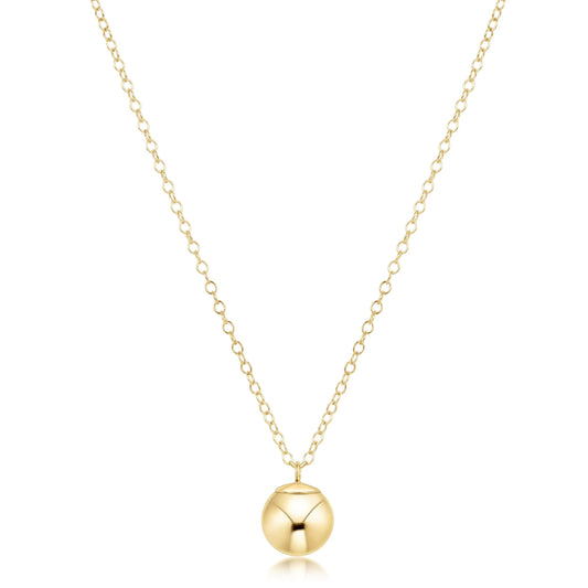 enewton 16" Necklace Gold - Classic Gold 8mm Charm