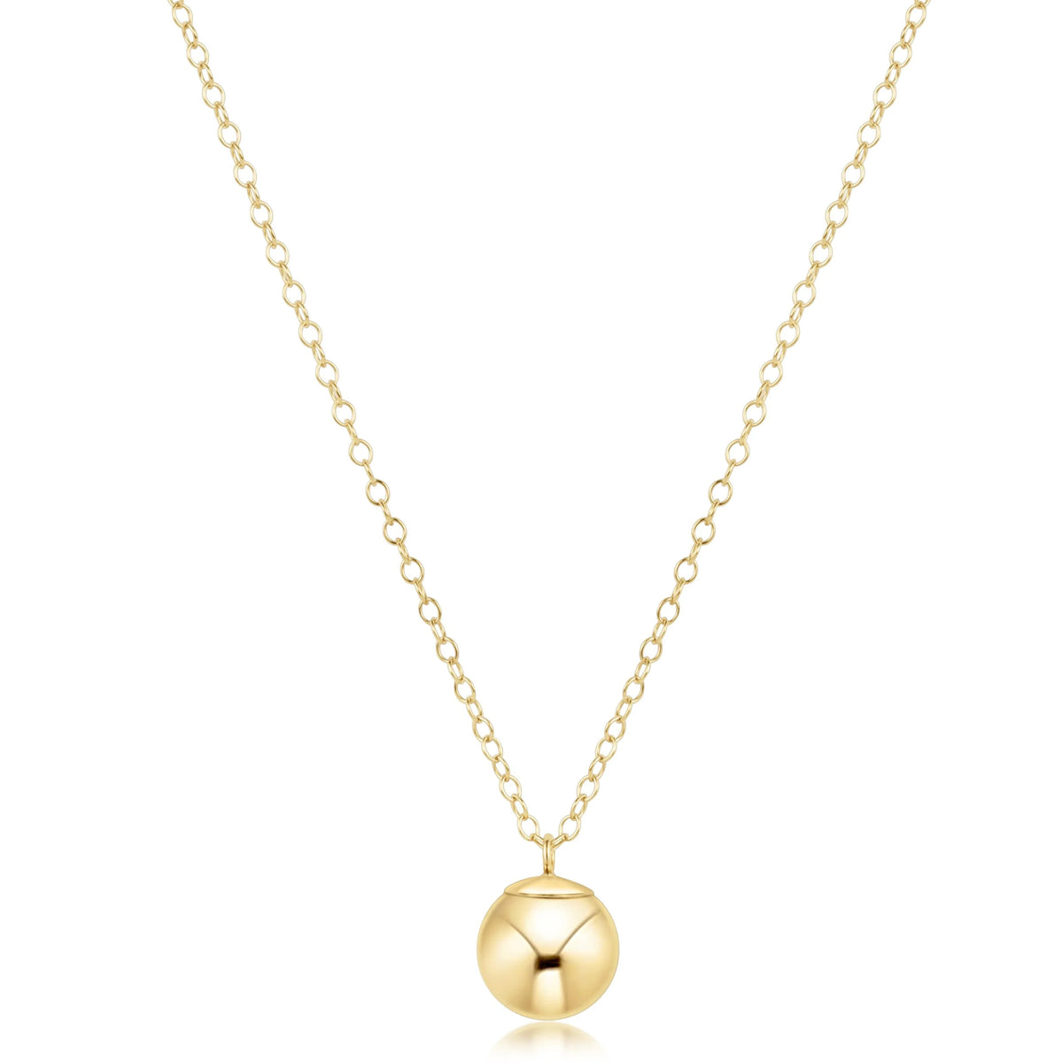 enewton 16" Necklace Gold - Classic Gold 10mm Charm