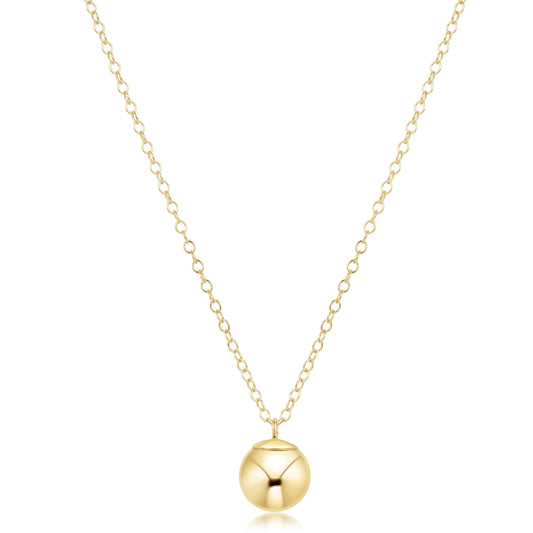 enewton 16" Necklace Gold - Classic Gold 10mm Charm