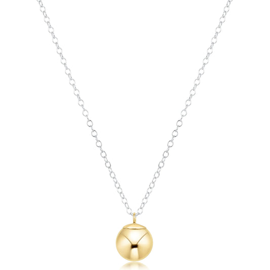 enewton 16" Necklace Mixed Metal - Classic Gold 10mm Charm