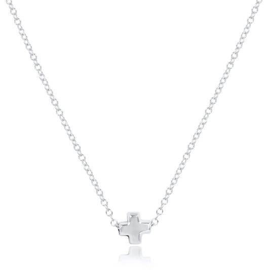 enewton 16" Necklace Sterling - Signature Cross Small Sterling