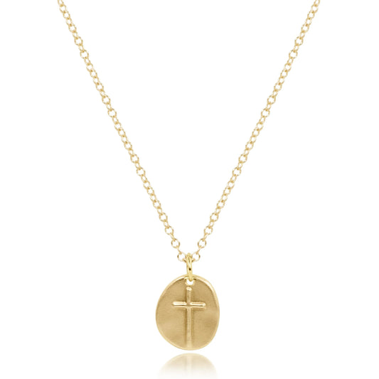 enewton 16" Necklace Gold - Inspire Small Gold Disc