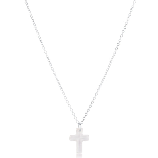 enewton 16" Necklace Sterling - Blessed Crystal Charm