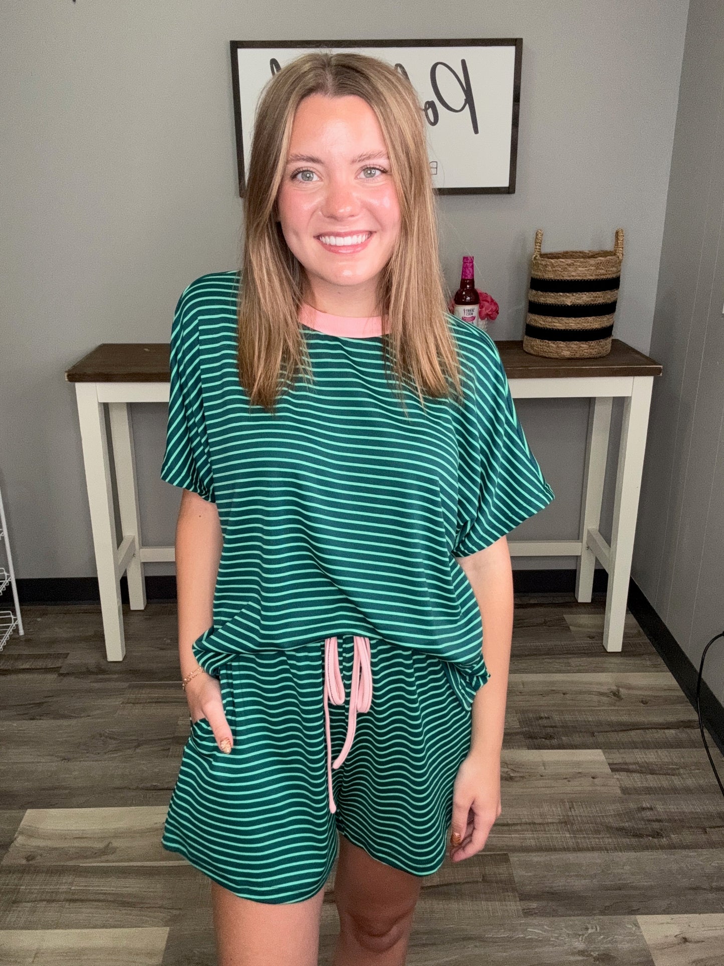 The Main Street Striped Set