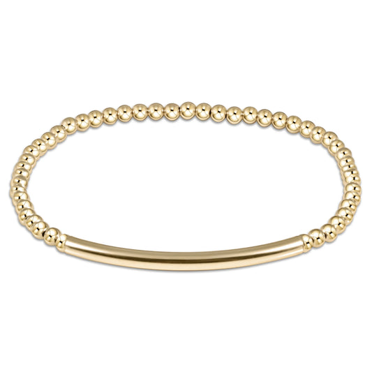 enewton Extends Bliss Bar Smooth Gold 3mm Bracelet