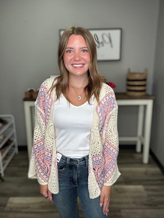 Meadow Breeze Crochet Cardigan