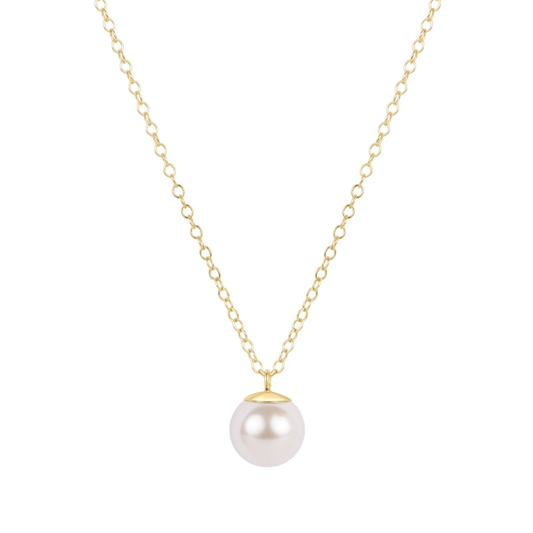enewton 16" Necklace Gold - Classic Pearl 10mm Charm