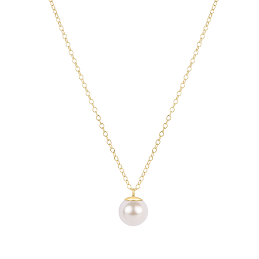enewton 16" Necklace Gold - Classic Pearl 8mm Charm