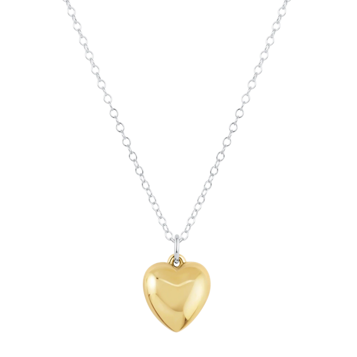 enewton 16" Necklace Mixed Metal - Love Plush Gold Charm