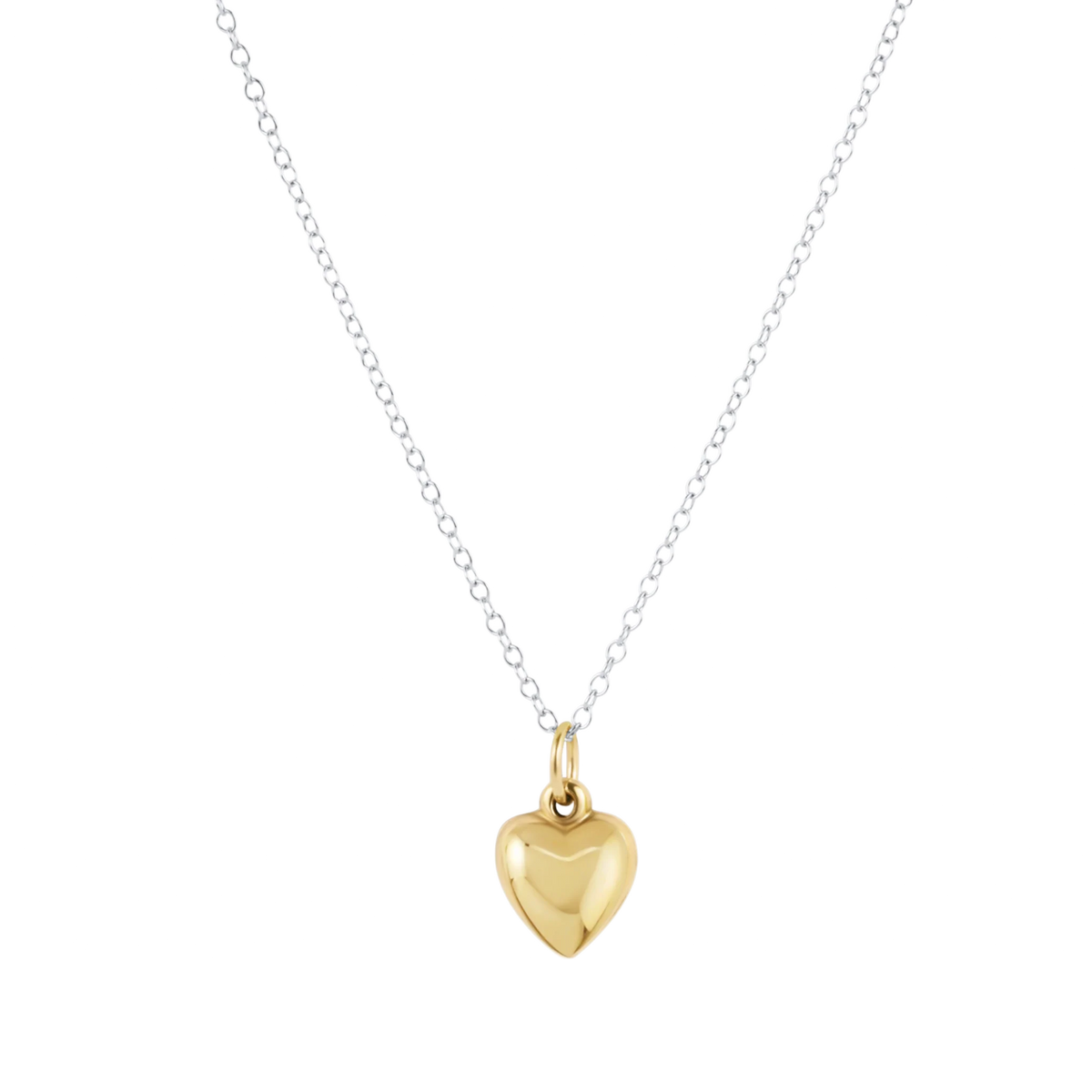 enewton 16" Necklace Mixed Metal - Love Plush Small Gold Charm