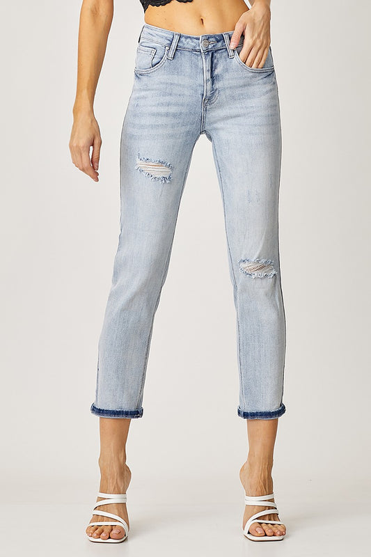 Risen Mid-Rise Relaxed Fit Jeans