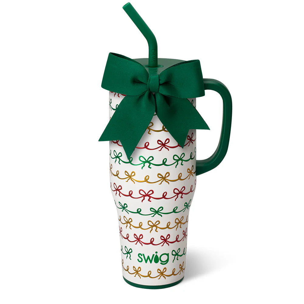 Swig Christmas Bows Mega Mug 40oz