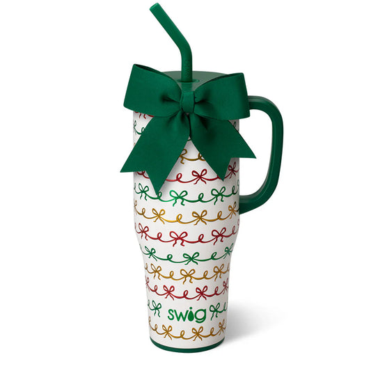 Swig Christmas Bows Mega Mug 40oz
