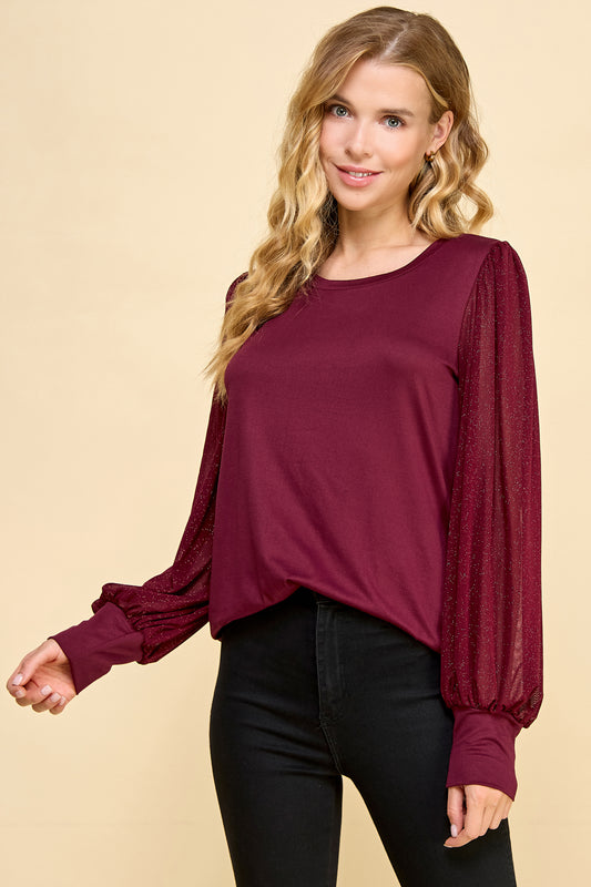 The Whitley Long Sleeve Top