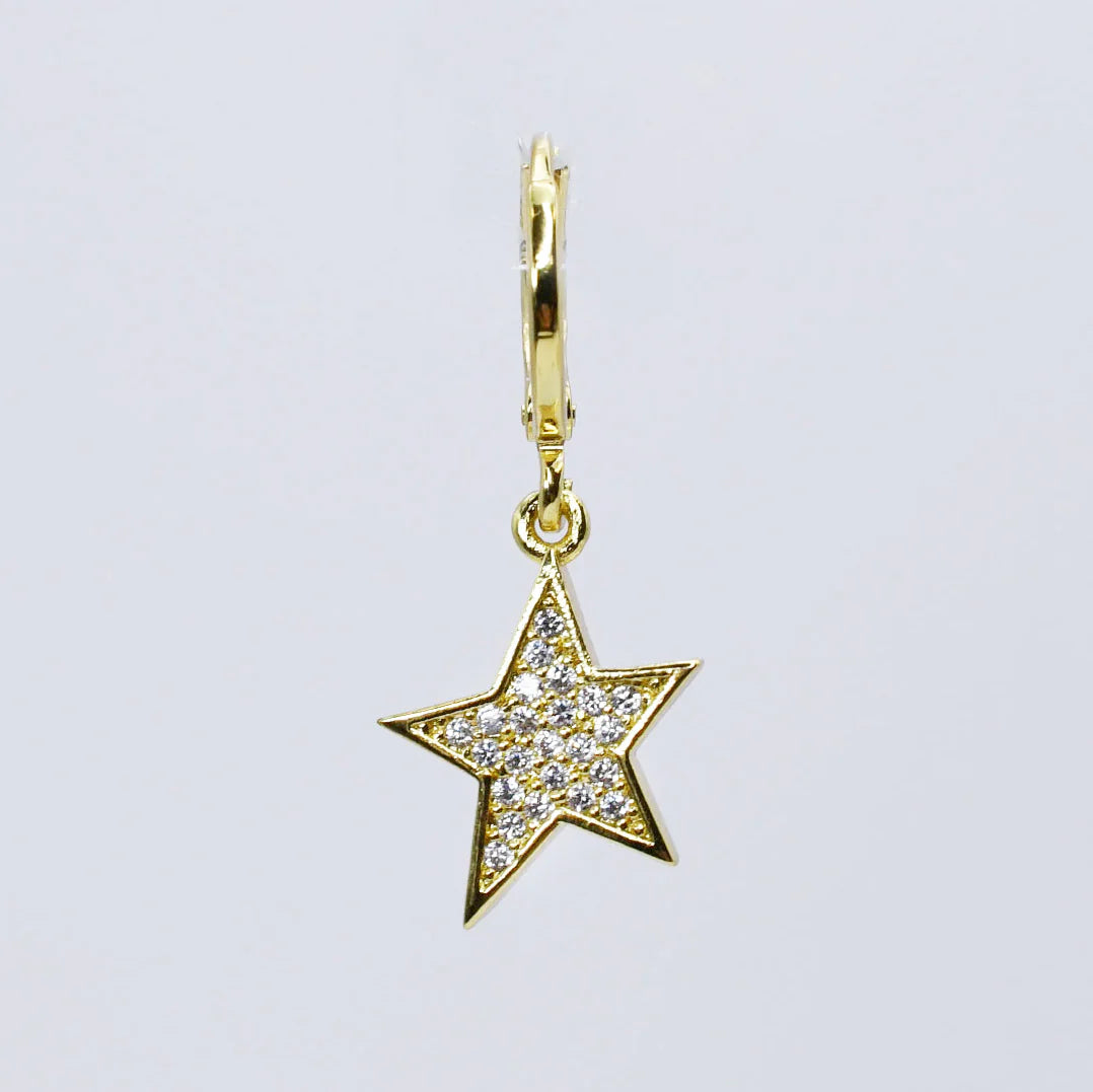 Tiny Gold Star Charm