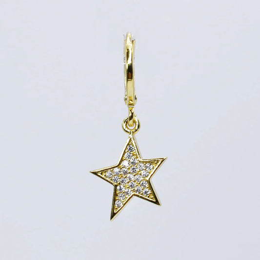 Tiny Gold Star Charm