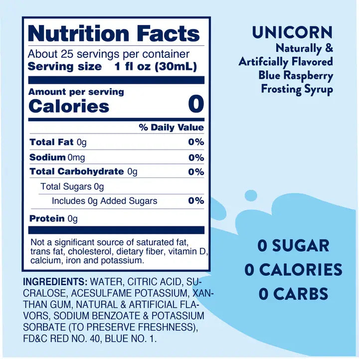 Jordan's Unicorn Skinny Syrups 12.7 oz