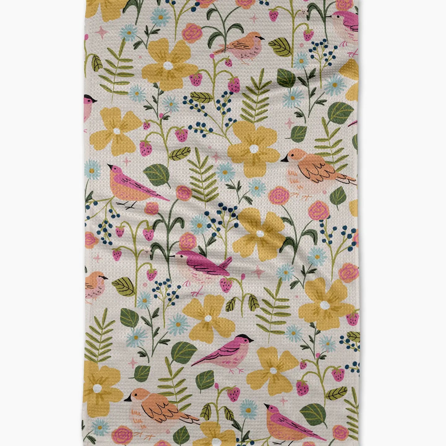 Geometry - Summer Songbirds Tea Towel