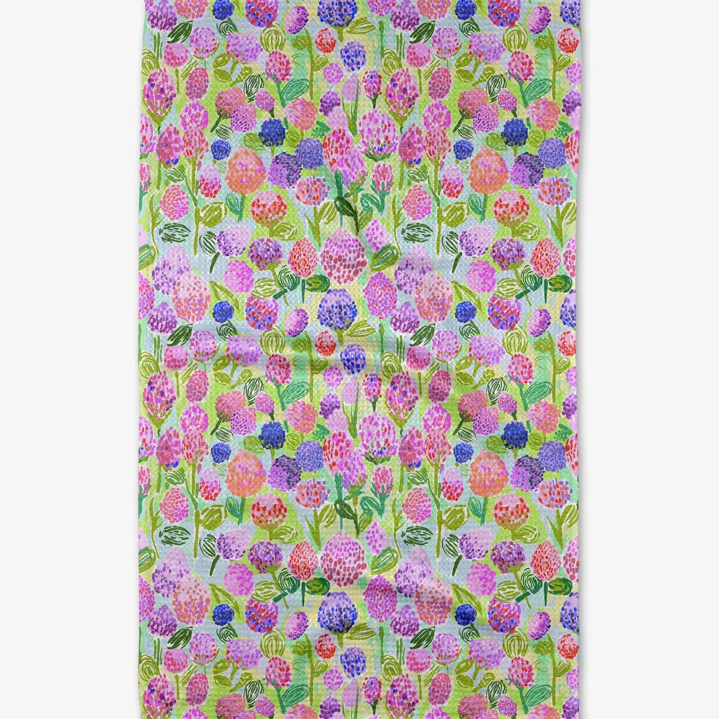 Geometry - Spring Clovers Tea Towel