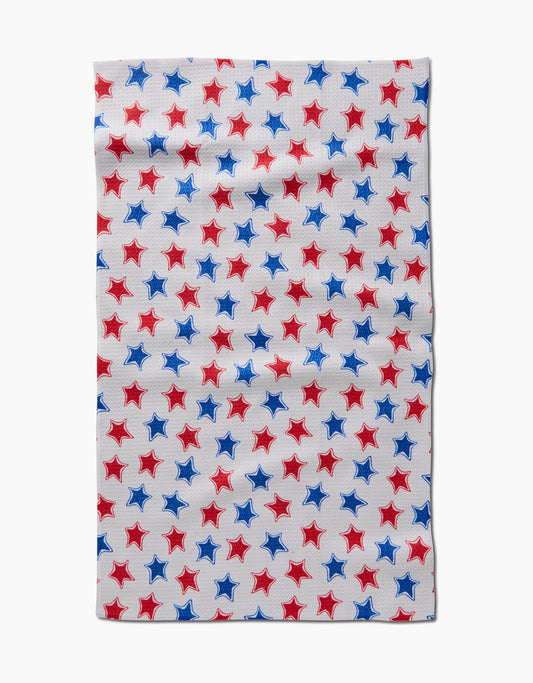Geometry - Funky Stars Tea Towel