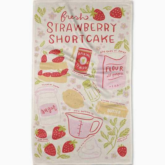 Geometry - Fresh Shortcake Tea Towel