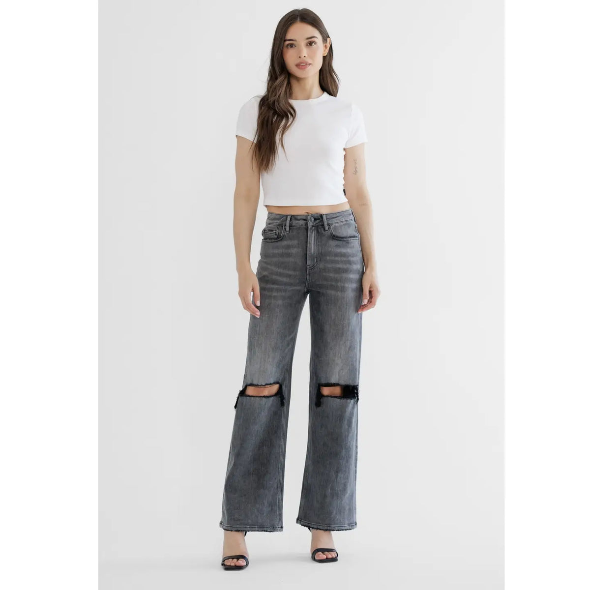 Mica Super High Wide Leg Jeans