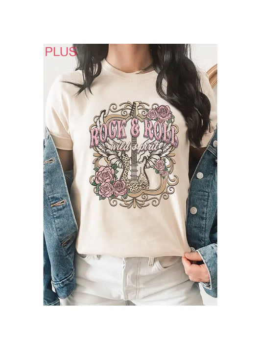 Rock and Roll Wild Spirit Tee-Plus