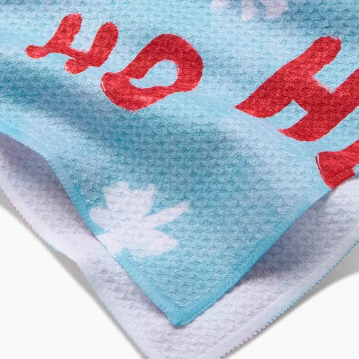Geometry - Merry Santa Claus Tea Towel