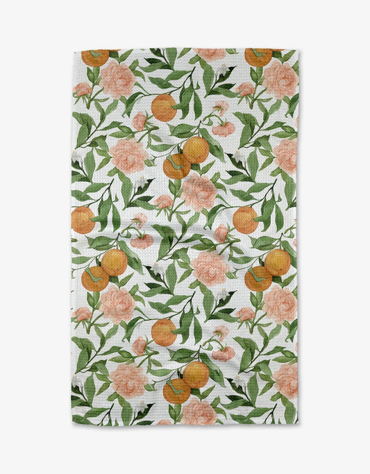 Geometry - A Peony For Your Thoughts Tea Towel