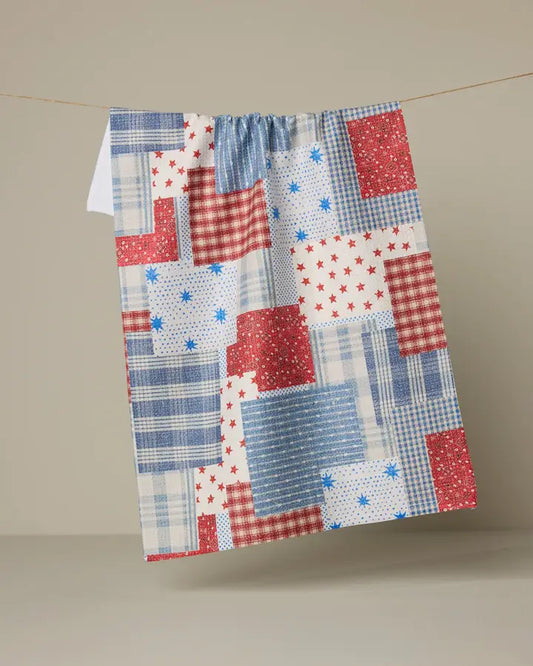 Geometry - Stars and Stitches Tea Towel