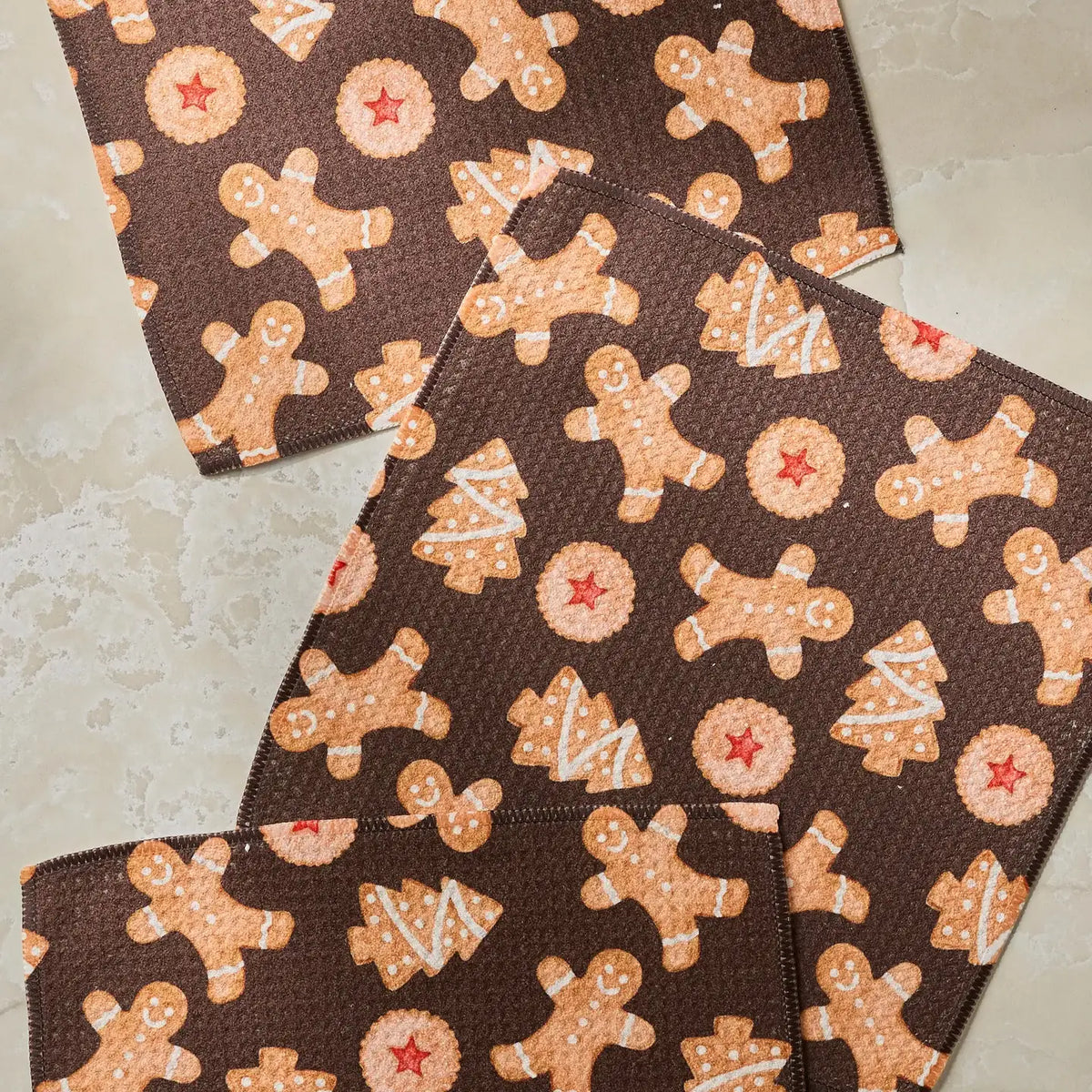 Geometry -  Holiday Cookies Dishcloth Set