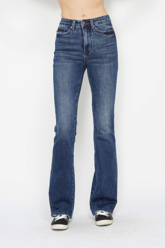 Judy Blue HW Tummy Control Long Bootcut Jeans