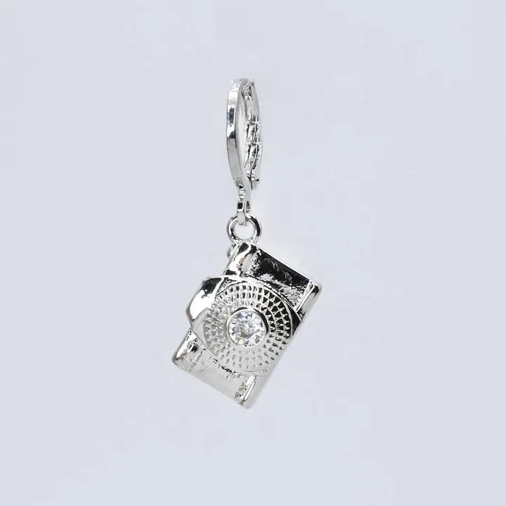 Camera Silver Charm