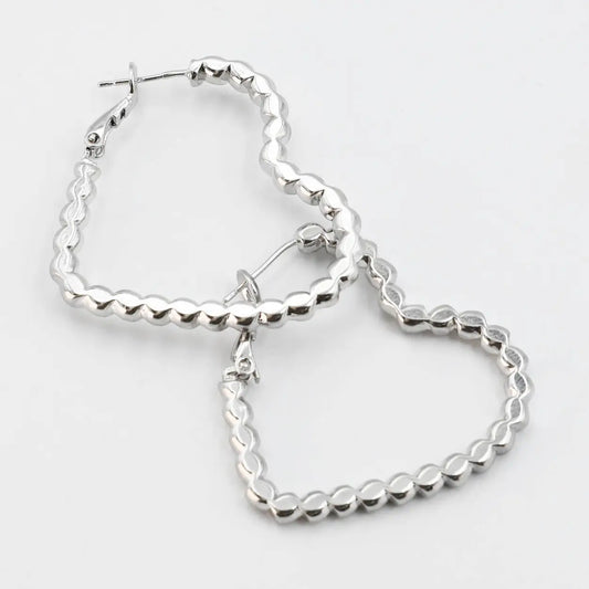 Sweetheart Hoop Earrings