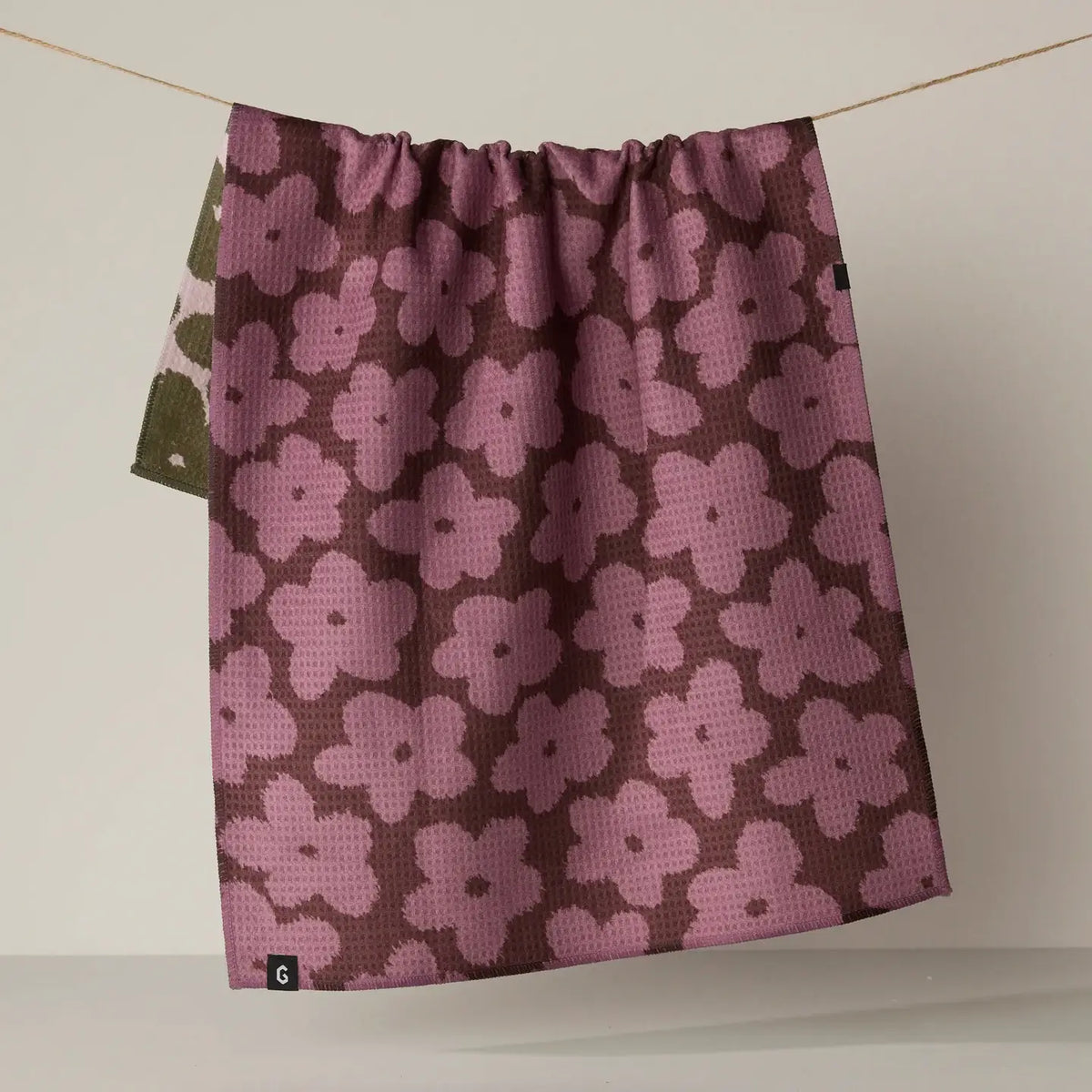 Geometry - Fuzzy Floral Luxe Kitchen Towel