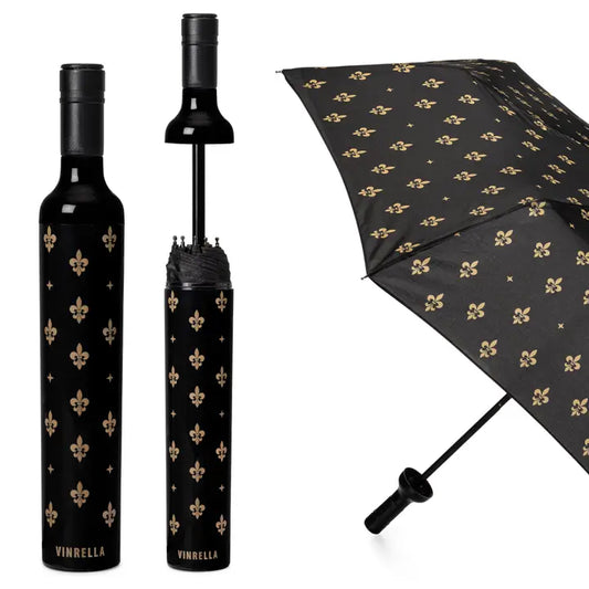 Vinrella Fleur De Lis Bottle Umbrella