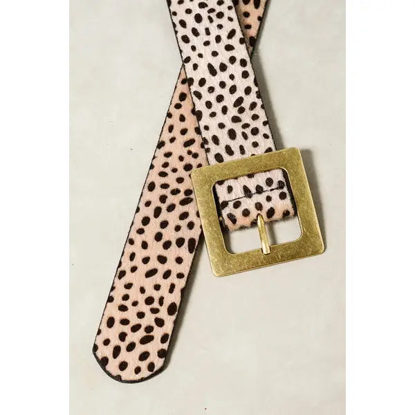 Oversized Square Buckle Belts