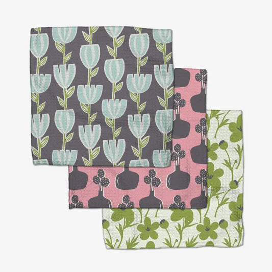 Geometry - Spring Bouquet Dish Cloth Set