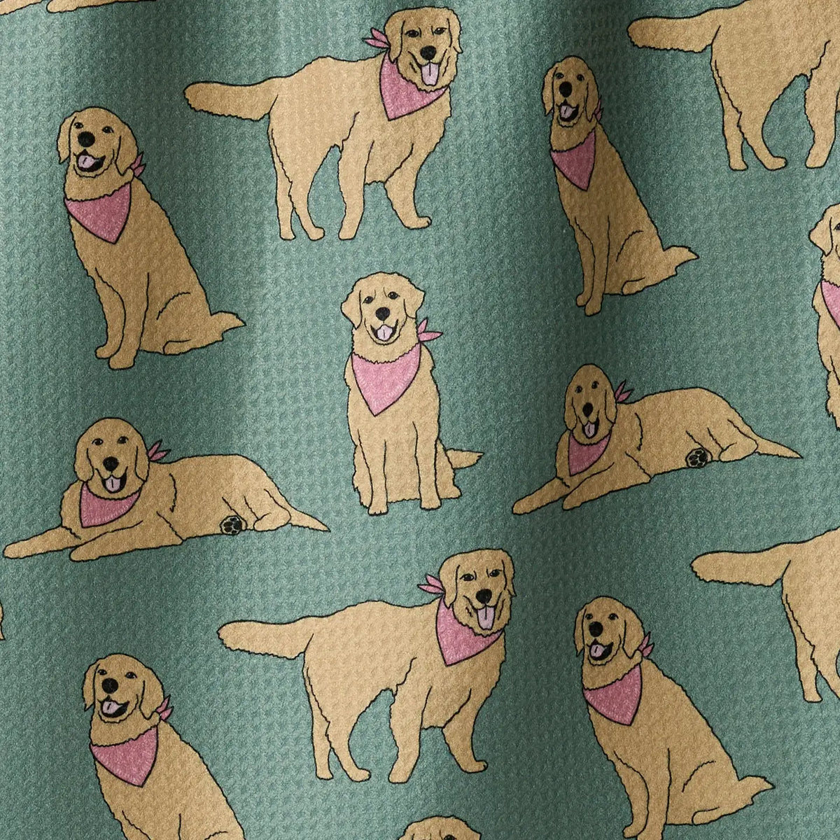 Geometry - Golden Days Tea Towel