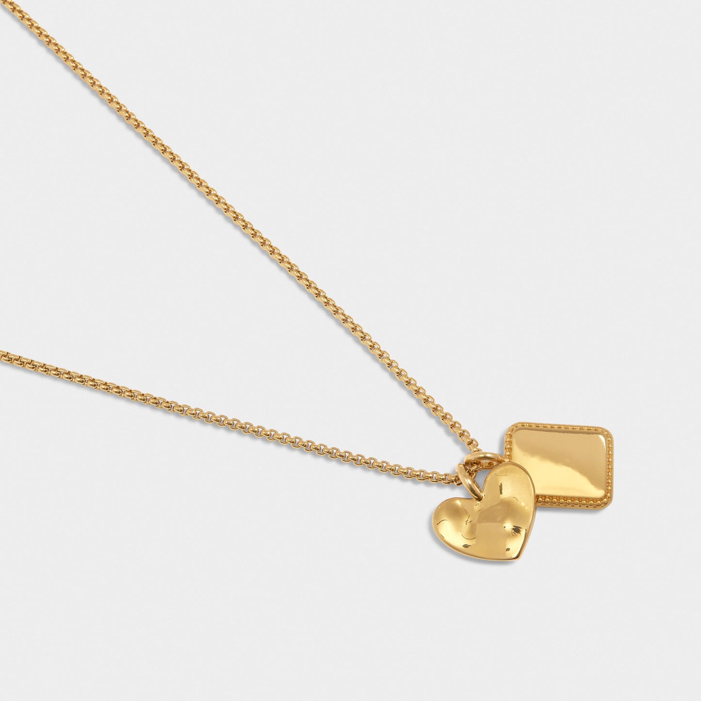 Mom Gold Charm Necklace