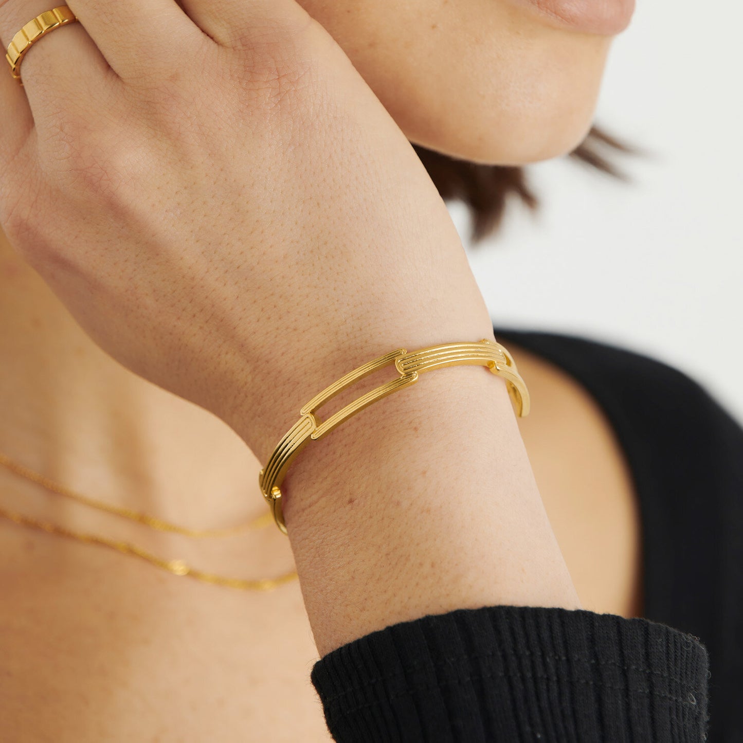 Arabella Gold Bangle