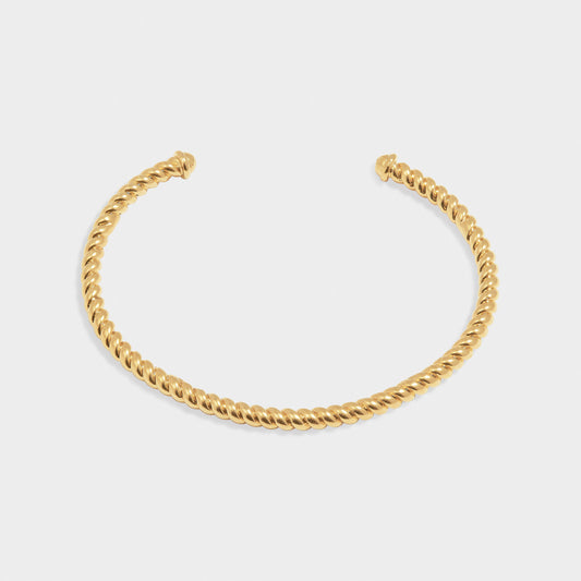 Celine Gold Rope Bangle