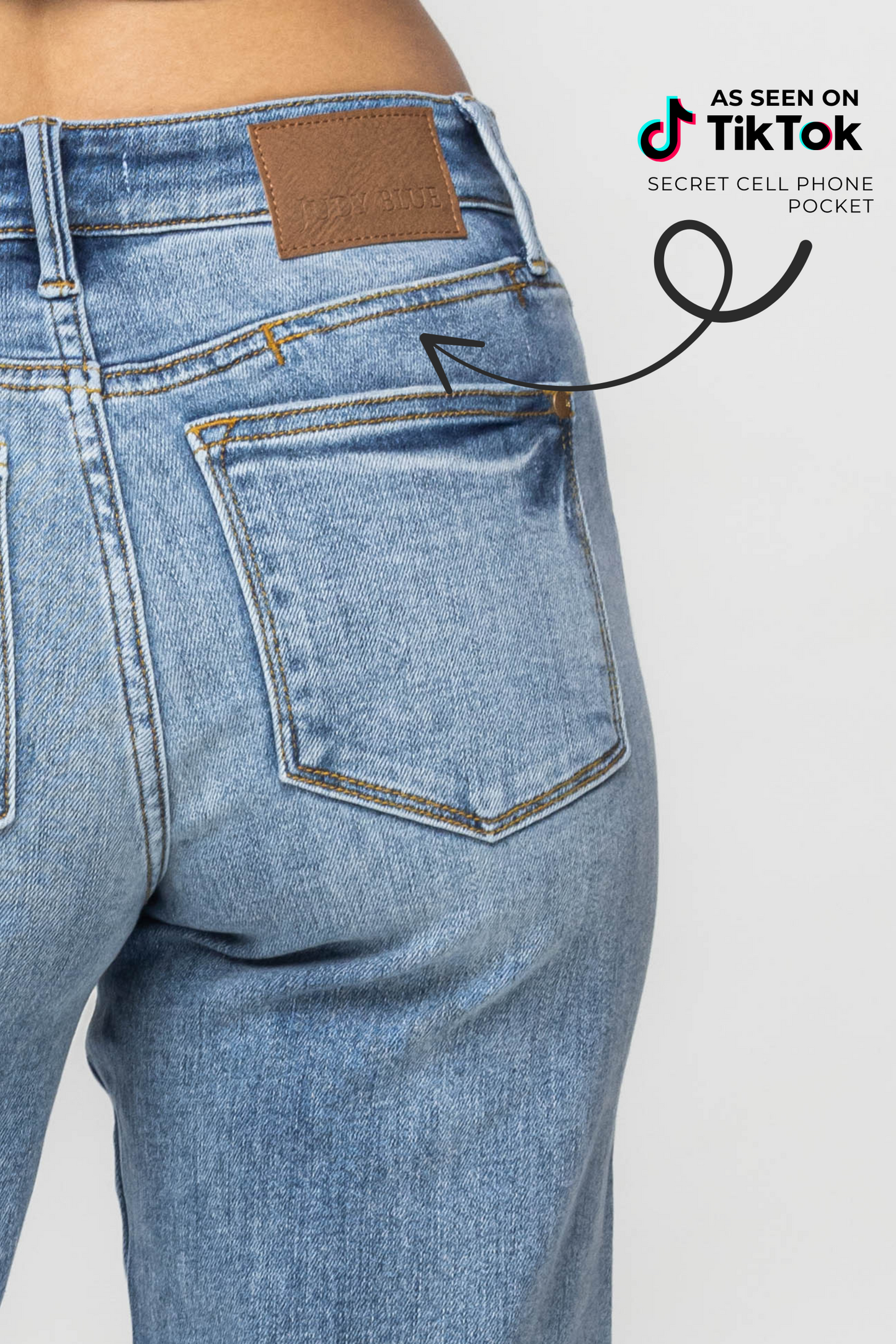 Judy Blue Mid Rise Dad Jean