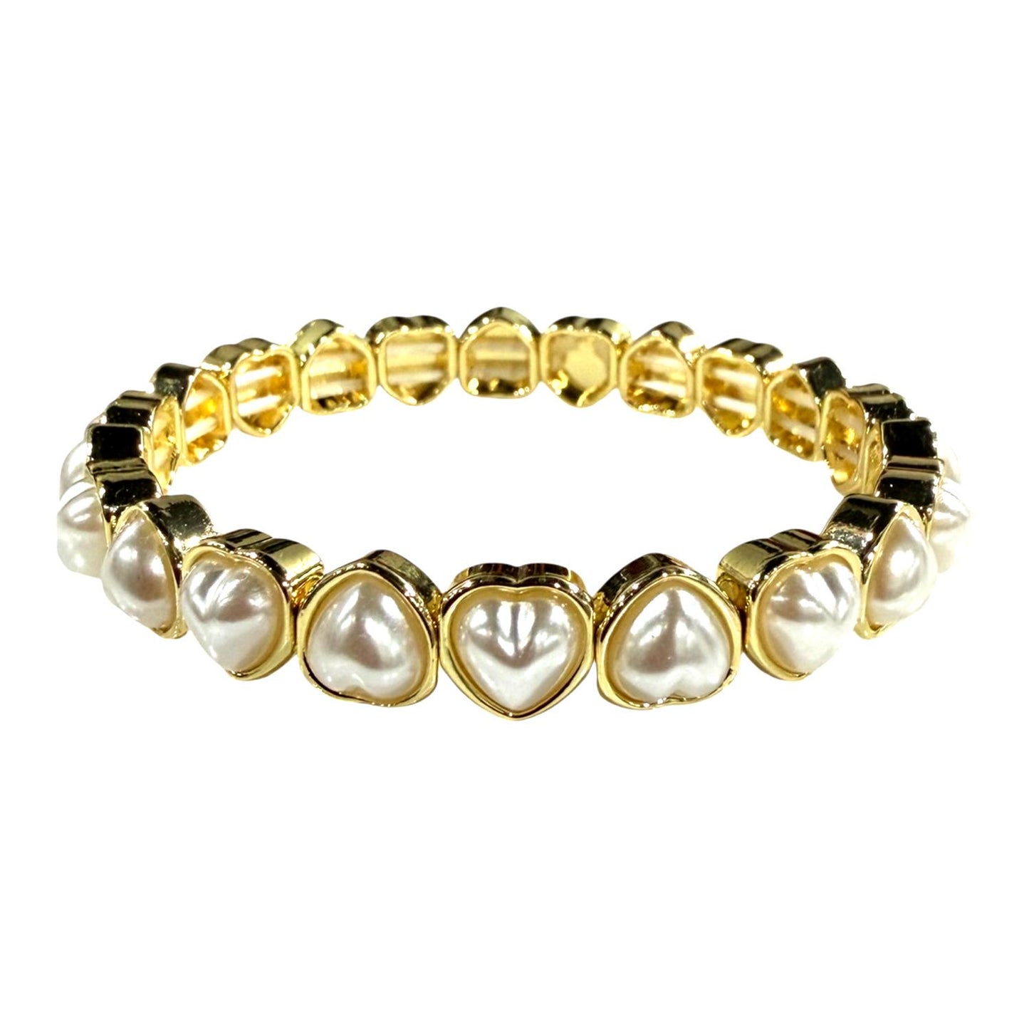 Love Notes Pearl Heart Bracelet