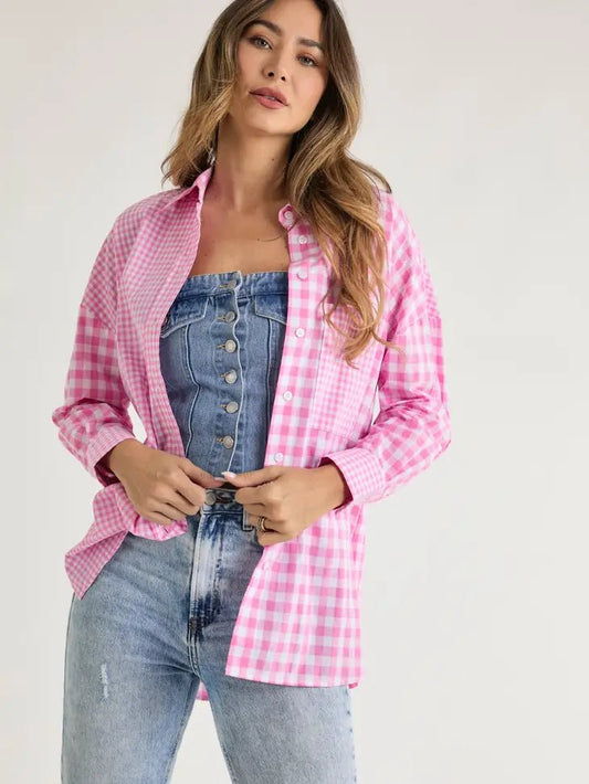 Cotton Candy Button Down - Polished Boutique