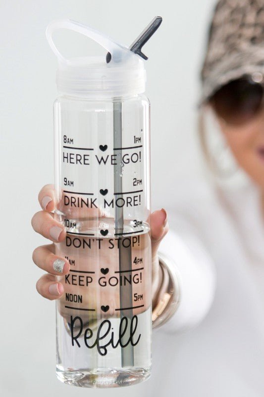 Daily Water Intake Bottle - Polished Boutique