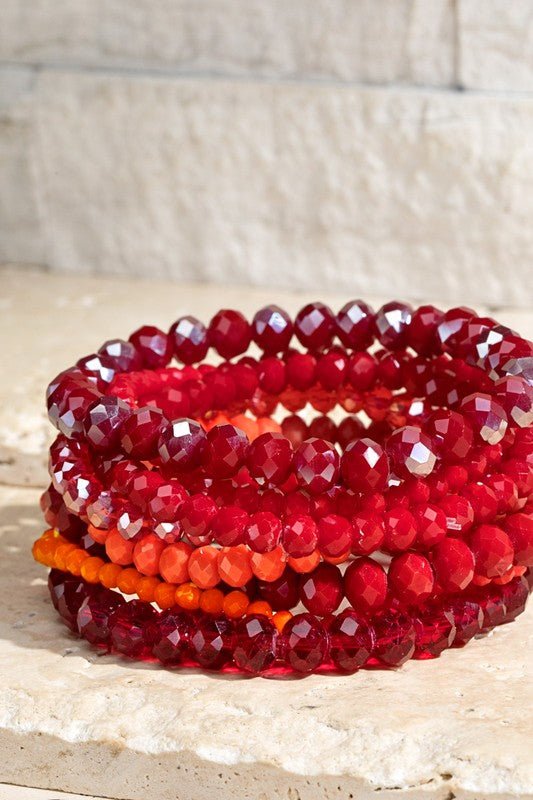 Glass Bead Bracelet - Polished Boutique